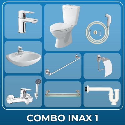 Combo thiết bị vệ sinh Inax + Belli số 1