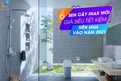 Top 6 mẫu sen cây Inax mới, giá siêu tiết kiệm đáng mua nhất 2021