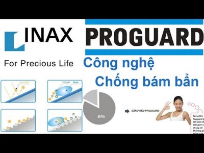 Công nghệ Proguard giúp bồn cầu Inax luôn sạch sẽ, sáng đẹp