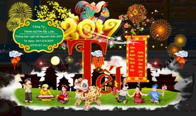 Hải Linh Group thông báo lịch nghỉ Tết nguyên đán 2017