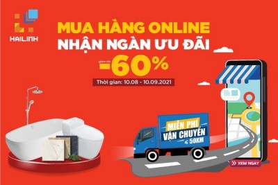 SALE OFF TO 60% - Mua sắm Online ngập tràn ưu đãi