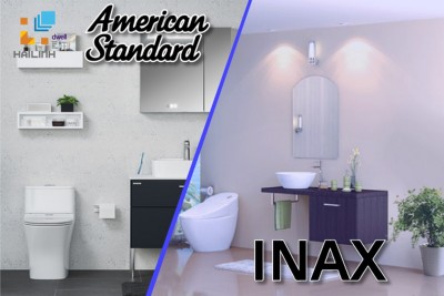 So sánh thiết bị vệ sinh Inax và American Standard