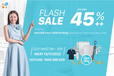 Tưng bừng Flash Sale Inax - chiết khấu KHỦNG lên đến 45%
