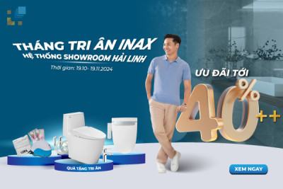 ƯU ĐÃI NGẬP TRÀN CÙNG “THÁNG TRI ÂN INAX”