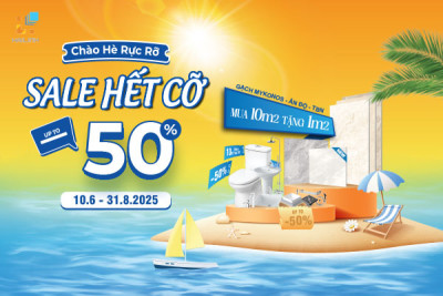 Chào hè, siêu sale hết cỡ lên tới 50% chỉ có tại Hải Linh