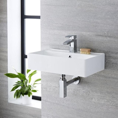 Lavabo treo tường vuông – Giải pháp tiết kiệm không gian, nâng tầm thẩm mỹ phòng tắm