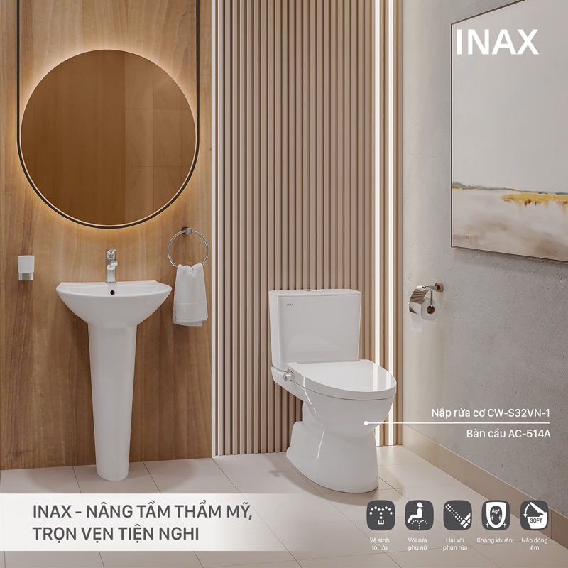 bon cau nap rua co inax ac 514a cw s32vn