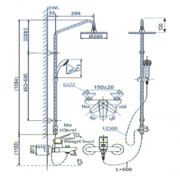 Ban ve ky thuat Inax BFV 1115S 3C