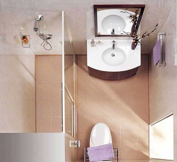 Nên sử dụng gạch ốp lát có kích thước lớn giúp phòng tắm rộng rãi hơn