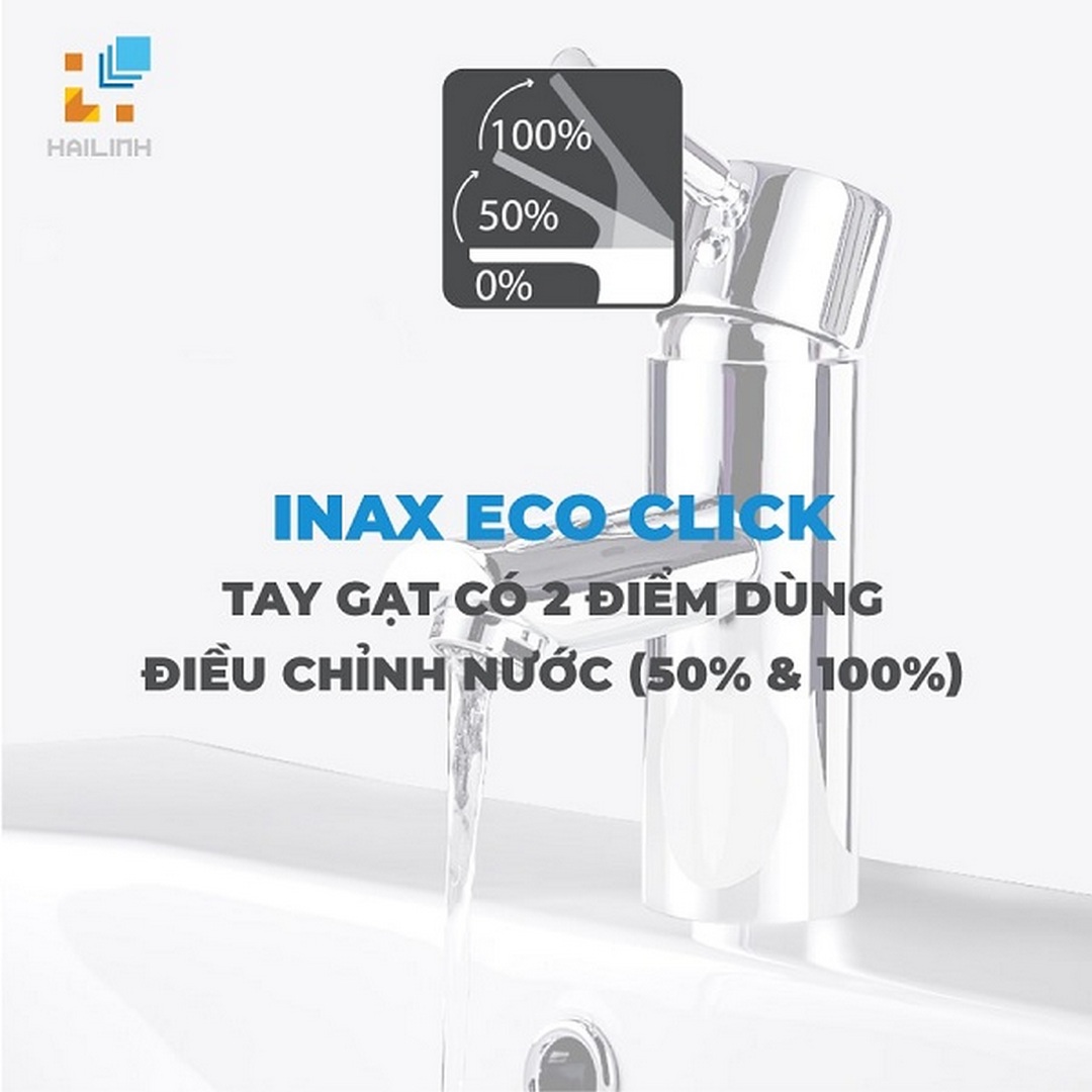 Công nghệ ECO CLICK điều chỉnh mức nước linh hoạt